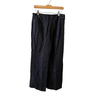 Grace Elements Wide leg Linen pants Black 8P